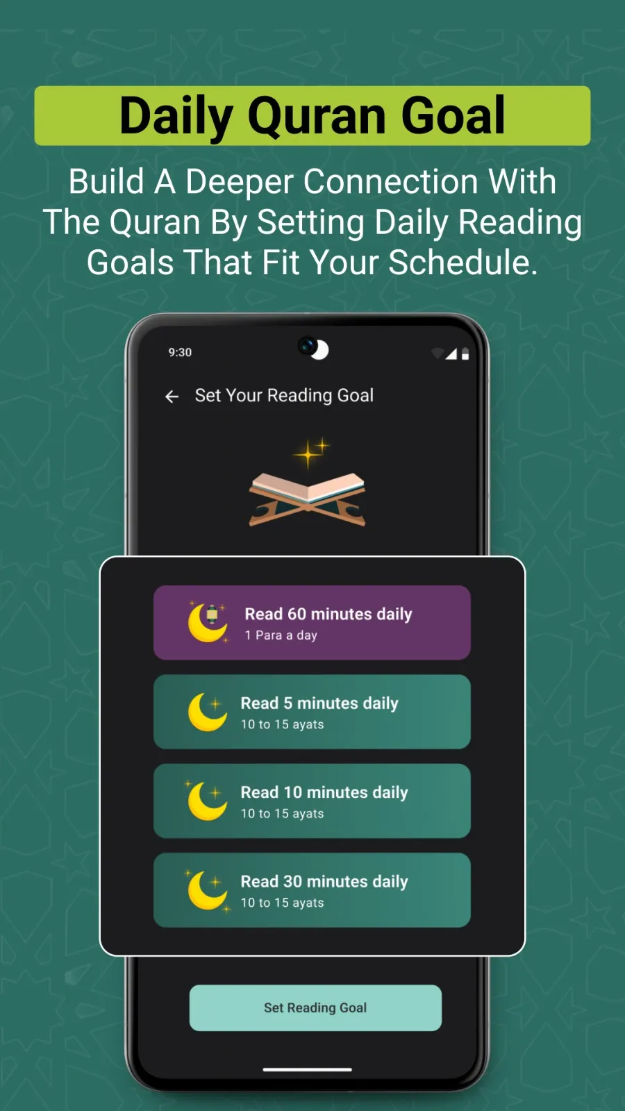 Feature: Daily Quran Goals