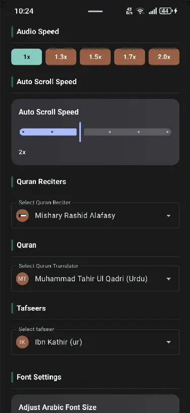 Feature: Adaptive Reading UI.